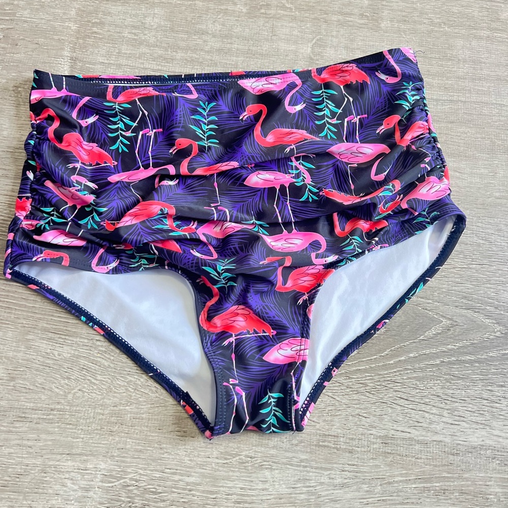 ALOHAS Tropical Print Bikini Bottoms